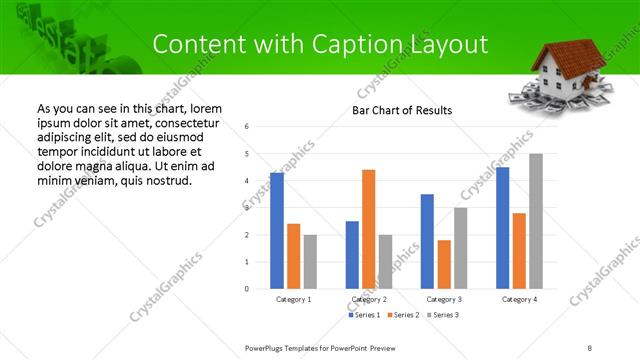 Content with Caption presentation slide layout