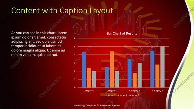Content with Caption presentation slide layout