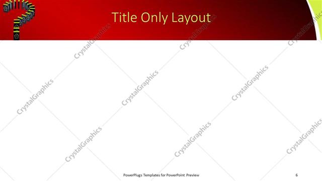 Title Only presentation slide layout