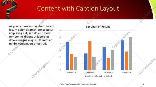 Content with Caption presentation slide layout