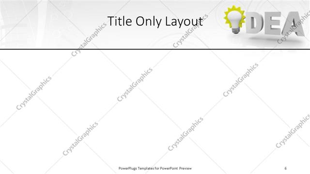 Title Only presentation slide layout