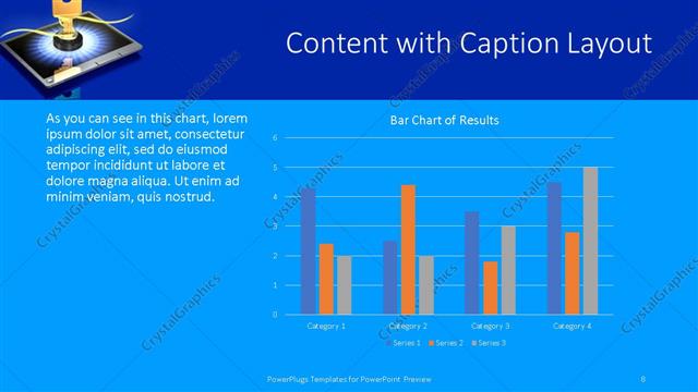 Content with Caption presentation slide layout