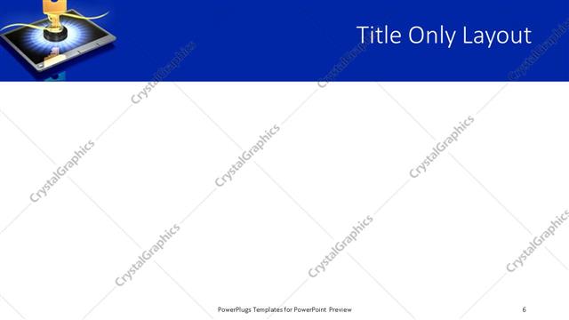 Title Only presentation slide layout