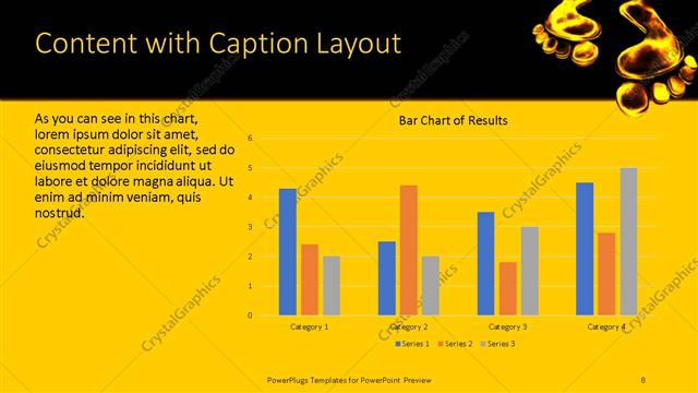 Content with Caption presentation slide layout