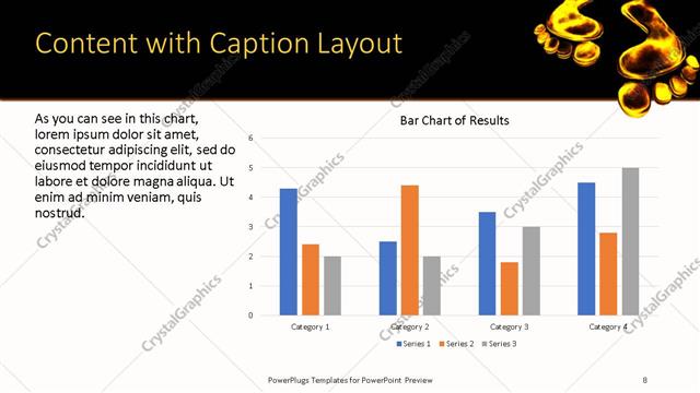 Content with Caption presentation slide layout