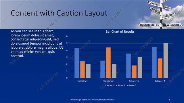 Content with Caption presentation slide layout
