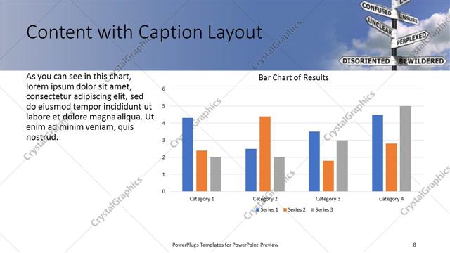 Content with Caption presentation slide layout