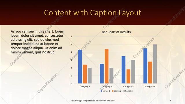 Content with Caption presentation slide layout