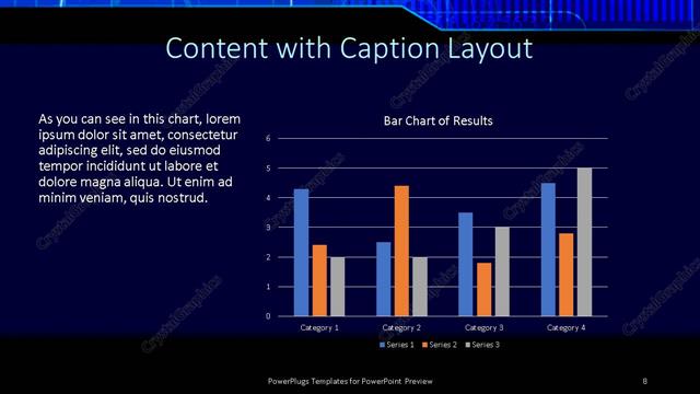 Content with Caption presentation slide layout
