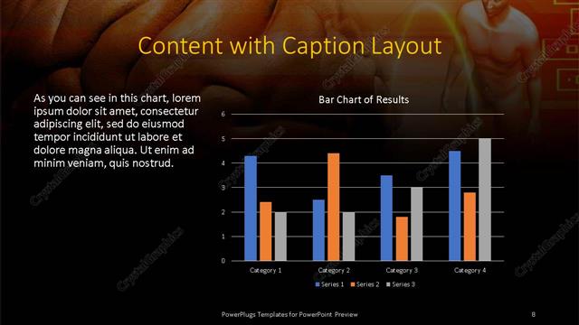 Content with Caption presentation slide layout
