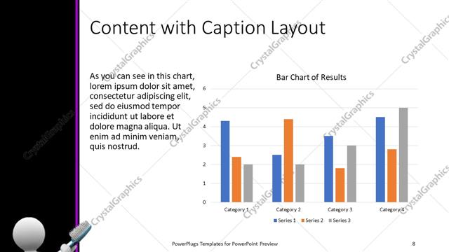 Content with Caption presentation slide layout