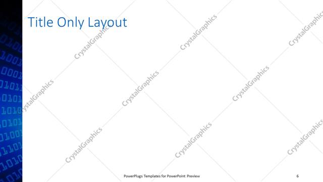 Title Only presentation slide layout