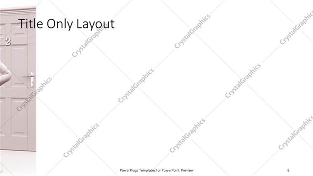 Title Only presentation slide layout