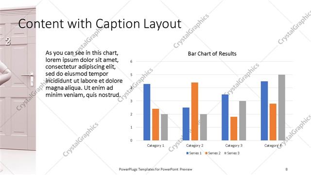 Content with Caption presentation slide layout