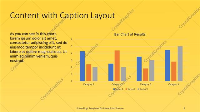 Content with Caption presentation slide layout