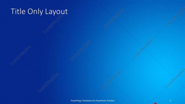 Title Only presentation slide layout