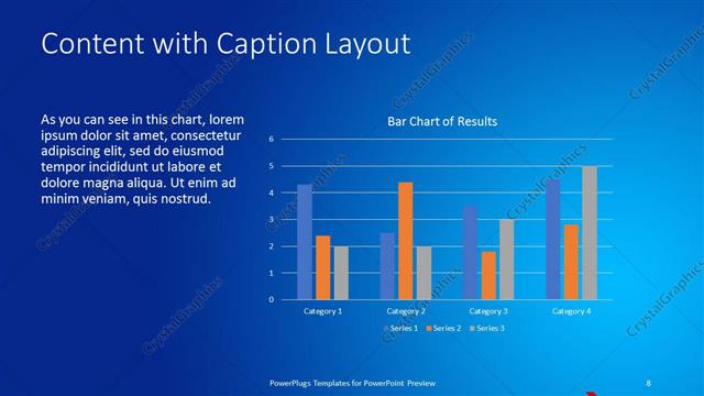Content with Caption presentation slide layout