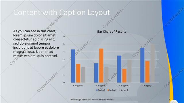 Content with Caption presentation slide layout