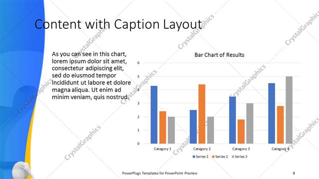 Content with Caption presentation slide layout
