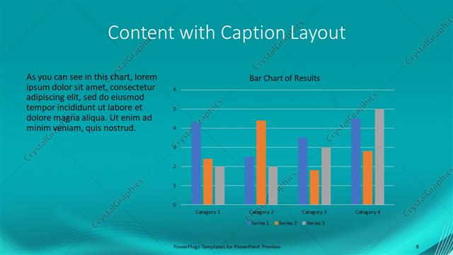 Content with Caption presentation slide layout