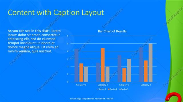 Content with Caption presentation slide layout