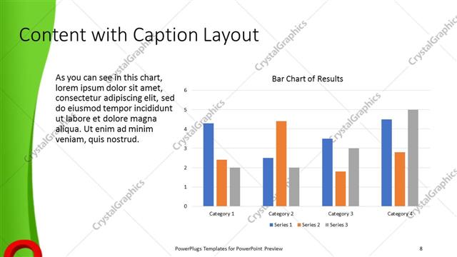 Content with Caption presentation slide layout
