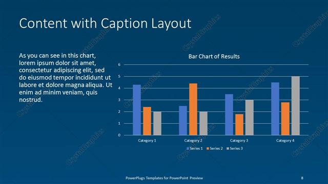Content with Caption presentation slide layout