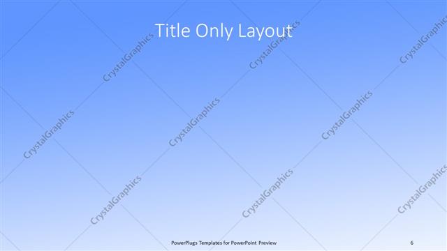 Title Only presentation slide layout