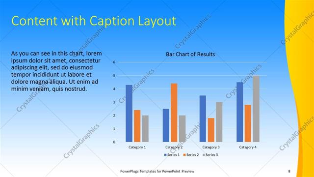 Content with Caption presentation slide layout