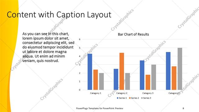 Content with Caption presentation slide layout