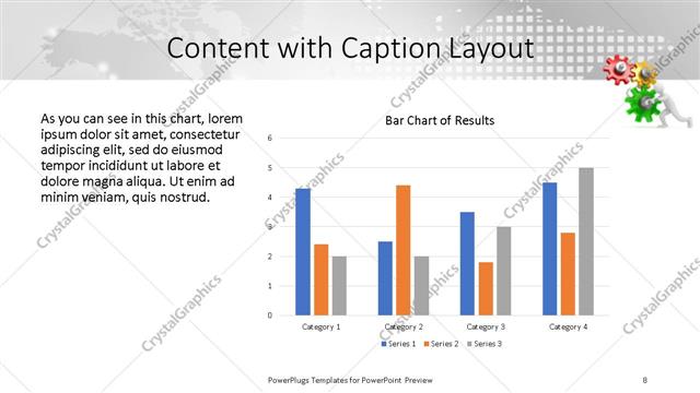 Content with Caption presentation slide layout