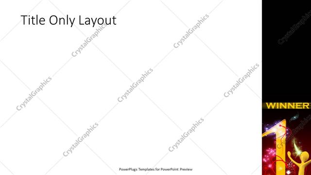 Title Only presentation slide layout