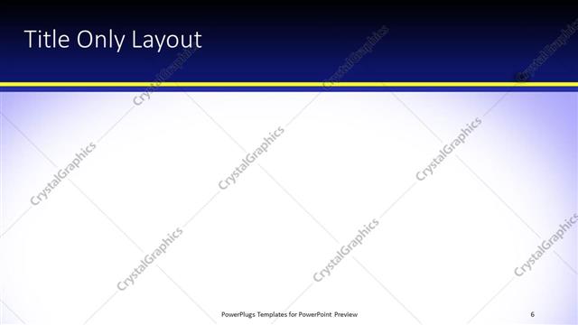 Title Only presentation slide layout