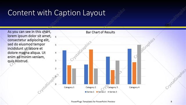Content with Caption presentation slide layout
