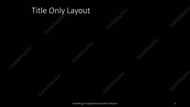 Title Only presentation slide layout