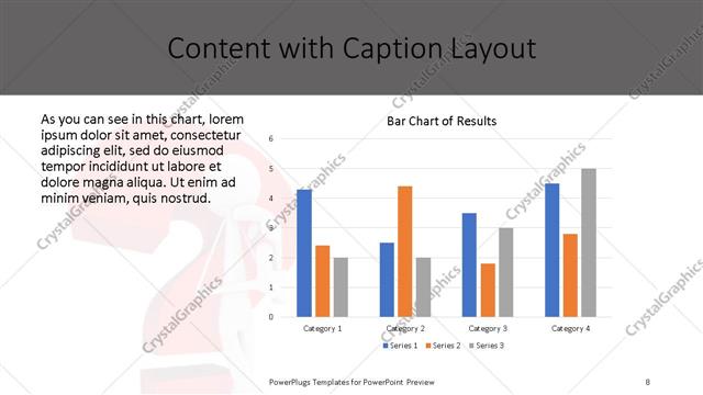 Content with Caption presentation slide layout