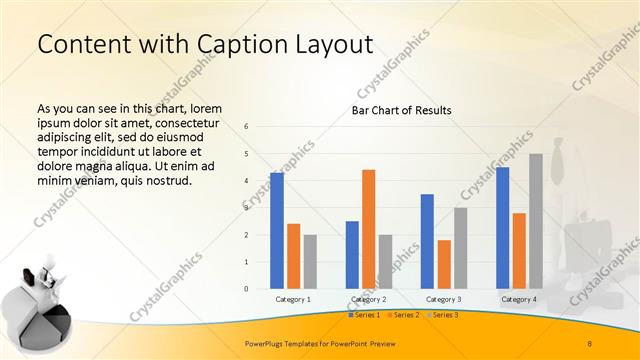 Content with Caption presentation slide layout