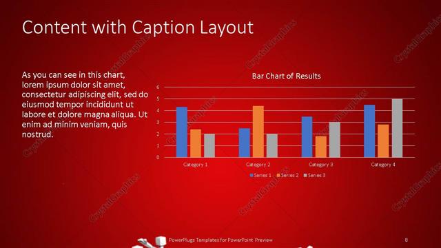 Content with Caption presentation slide layout