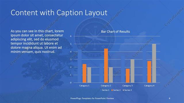 Content with Caption presentation slide layout
