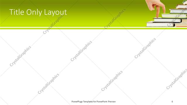 Title Only presentation slide layout