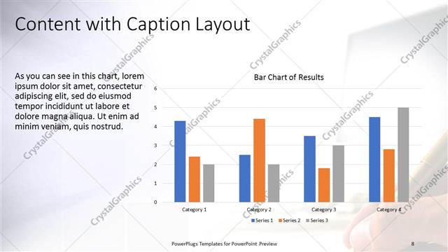 Content with Caption presentation slide layout