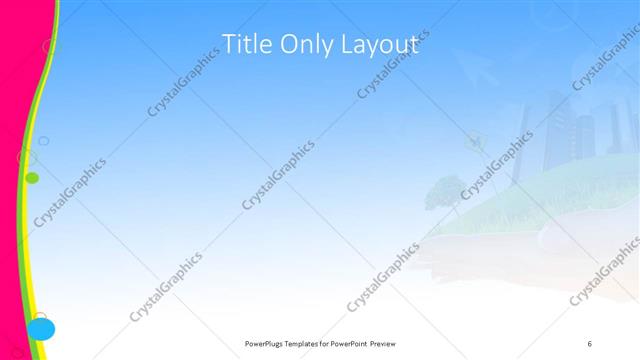 Title Only presentation slide layout