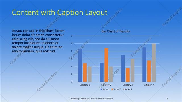 Content with Caption presentation slide layout