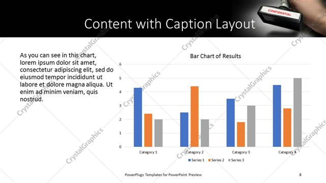 Content with Caption presentation slide layout