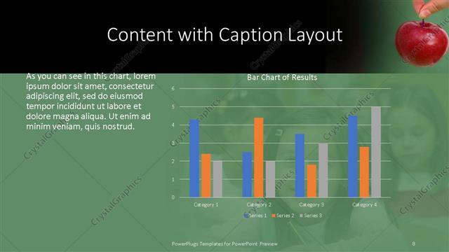 Content with Caption presentation slide layout