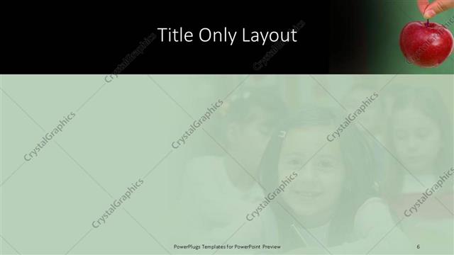 Title Only presentation slide layout