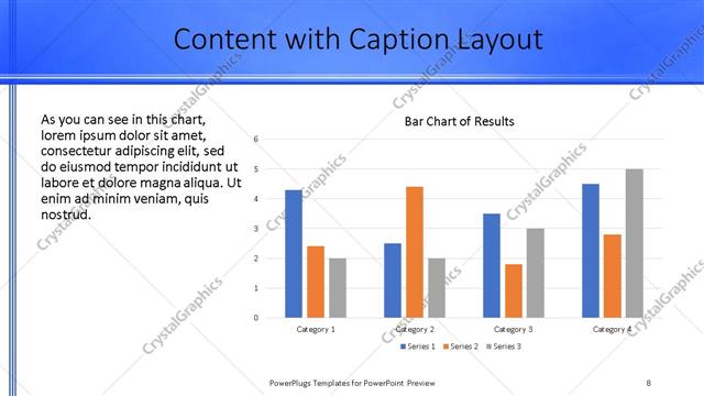 Content with Caption presentation slide layout