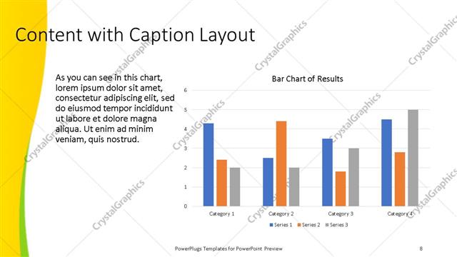 Content with Caption presentation slide layout