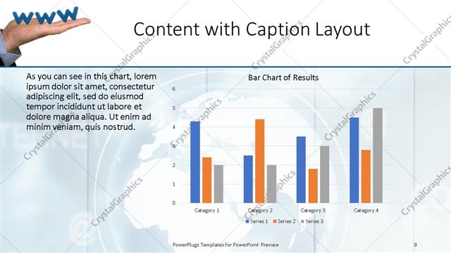 Content with Caption presentation slide layout