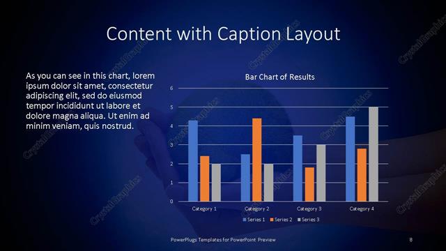 Content with Caption presentation slide layout